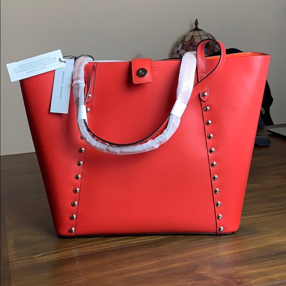 NWT Rebecca Minkoff Leather Tote Bag - Picture 8 of 8